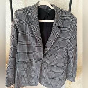 Oversized Plaid Blazer